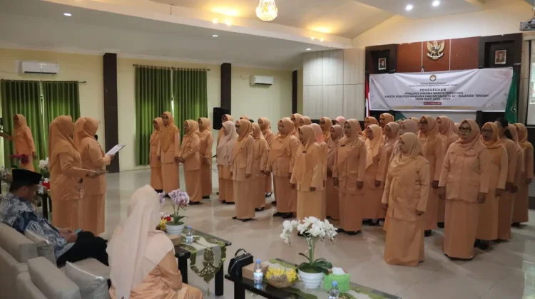 Pengurus DWP Kemenag se-Sulteng Masa Bakti 2024–2029 Resmi Dikukuhkan